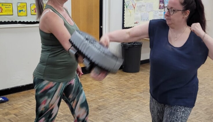 Our first free self-defence course for women & girls